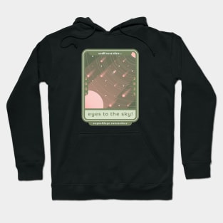 Official eegooblago meteorites "until next time... eyes to the sky!" Meteorite Hoodie